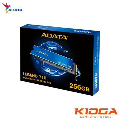 SSD M.2 NVMe ADATA LEGEND 710 256GB - PCIe 3.0 (READ: 2400MB/S WRITE: 1800MB/S)