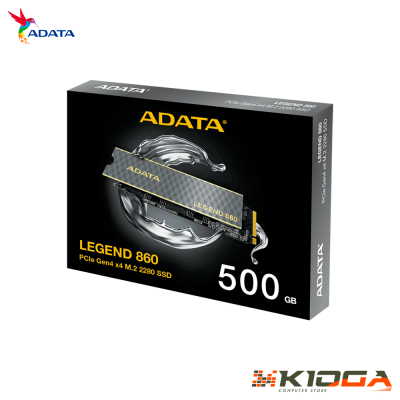 SSD M.2 NVMe ADATA LEGEND 860 500GB - PCIe 4.0 (READ: 6000MB/S WRITE: 5000MB/S)
