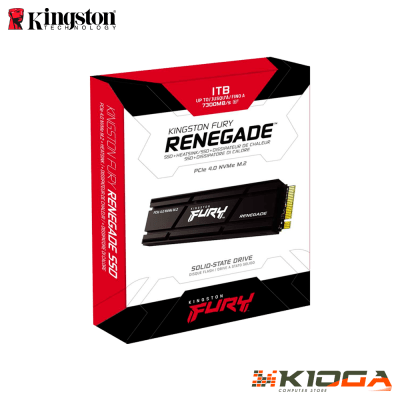 SSD M.2 NVMe KINGSTON FURY RENEGADE 1TB WITH HEATSINK - PCIe 4.02