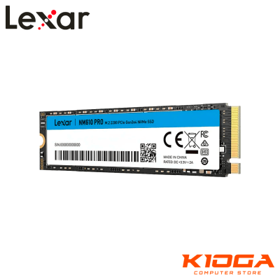 SSD M.2 NVMe LEXAR NM610 PRO 500GB - PCIe 3.0 (READ: 3300MB/S WRITE: 1700MB/S)
