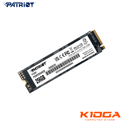 SSD M.2 NVMe PATRIOT P320 256GB - PCIe 3.0 (READ: 2200MB/S WRITE: 1200MB/S)