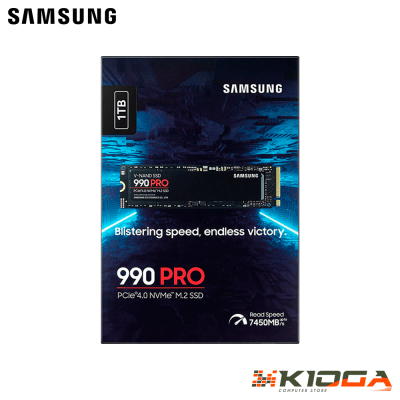 SSD M.2 NVMe SAMSUNG 990 PRO 1TB - PCIe 4.0 (READ: 74250MB/S WRITE: 6900MB/S)1