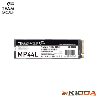 SSD M.2 NVMe TEAM GROUP MP44L 500GB - PCIe 4.0 (READ: 5000MB/S WRITE: 2500MB/S)
