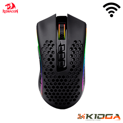 MOUSE REDRAGON STORM PRO BLACK WIRELLESS