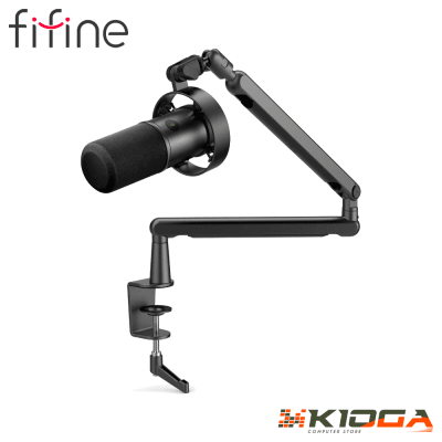 MICROFONO FIFINE T688 BLACK DINAMICO - MICRO + BRAZO + FILTRO ANTI POP