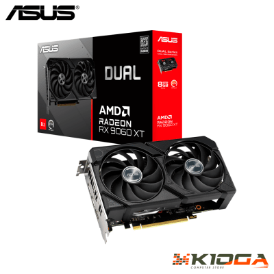 TARJ. DE VIDEO ASUS DUAL AMD RADEON RX 9060XT 8GB GDDR6