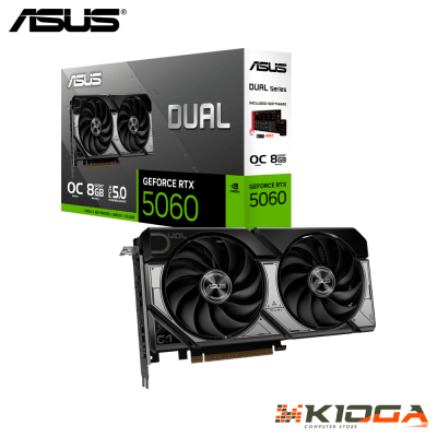 TARJ. DE VIDEO ASUS DUAL OC GEFORCE RTX 5060 8GB GDDR7