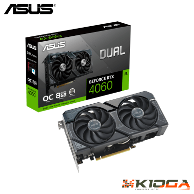 TARJ. DE VIDEO ASUS DUAL V2 OC GEFORCE RTX 4060 8GB GDDR6
