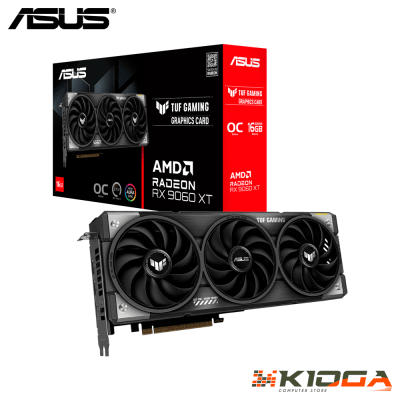TARJ. DE VIDEO ASUS TUF GAMING OC AMD RADEON RX 9060XT 16GB GDDR6