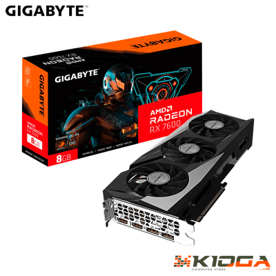 TARJ. DE VIDEO GIGABYTE GAMING OC AMD RADEON RX 7600 8GB GDDR6