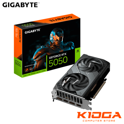 TARJ. DE VIDEO GIGABYTE WINDFORCE OC GEFORCE RTX 5050 8GB GDDR61