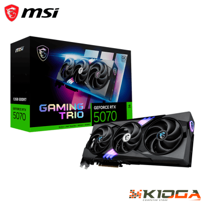 TARJ. DE VIDEO MSI GAMING TRIO OC GEFORCE RTX 5070 12GB GDDR7