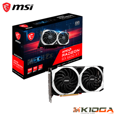 TARJ. DE VIDEO MSI MECH 2X OC RX 6650XT 8GB GDDR6