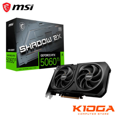 TARJ. DE VIDEO MSI SHADOW 2X OC PLUS GEFORCE RTX 5060Ti 16GB GDDR7