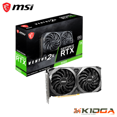 TARJ. DE VIDEO MSI VENTUS 2X GEFORCE RTX 3060 12GB GDDR6