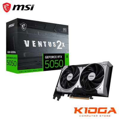 TARJ. DE VIDEO MSI VENTUS 2X OC GEFORCE RTX 5050 8GB GDDR6