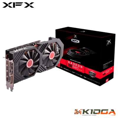TARJ. DE VIDEO XFX GTS XXX AMD RADEON RX 580 8GB GDDR5