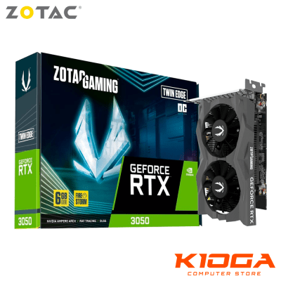 TARJ. DE VIDEO ZOTAC TWIN EDGE OC GEFORCE RTX 3050 6GB GDDR6