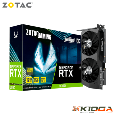 TARJ. DE VIDEO ZOTAC TWIN EDGE OC GEFORCE RTX 3060 12GB GDDR61