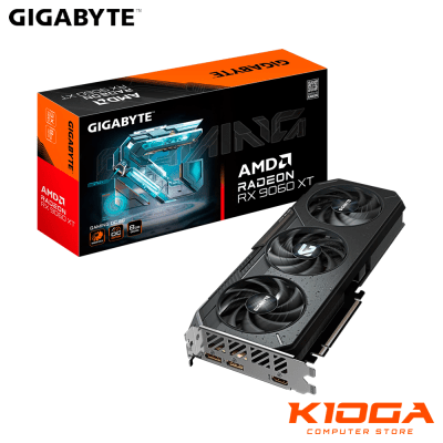 TARJETA DE VIDEO GIGABYTE RADEON RX 9060 XT GAMING OC 8GB GDDR6 WINDFORCE RGB