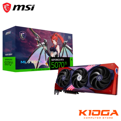 TARJETA DE VIDEO MSI MLG EDITION OC GEFORCE RTX 5070Ti 16GB GDDR71