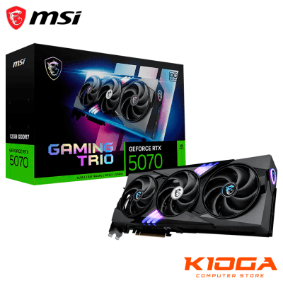 TARJETA DE VIDEO MSI RTX 5070 GAMING TRIO OC 12GB GDDR71
