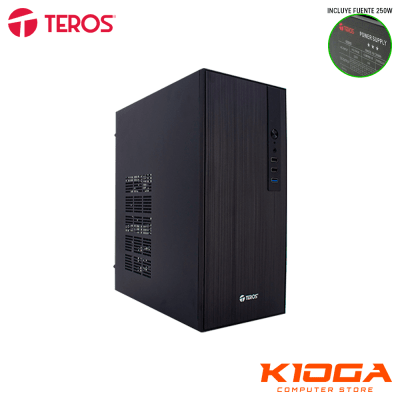 CASE C/FUENTE TEROS TE-1034S + 250W1