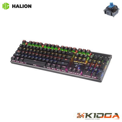 TECLADO HALION APOLO-II HA-K935 RAINBOW LED - BLUE SWITCH1