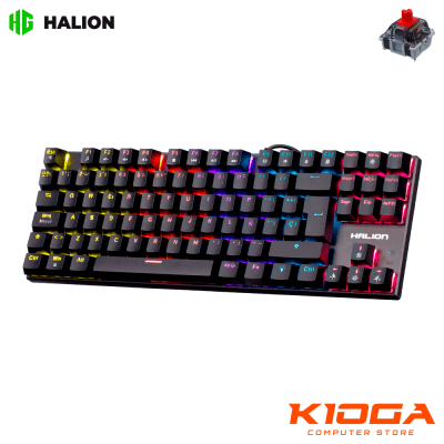 TECLADO HALION COMANCHE 88 KM202 RAINBOW - RED SWITCH