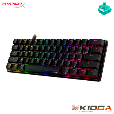 TECLADO HYPERX ALLOY ORIGINS 60 - AQUA SWITCH