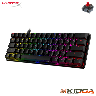 TECLADO HYPERX ALLOY ORIGINS 60 - RED SWITCH
