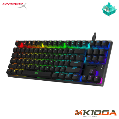 TECLADO HYPERX ALLOY ORIGINS CORE - AQUA SWITCH