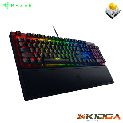 TECLADO RAZER BLACKWIDOW V3 CHROMA BLACK YELLOW SWITCH