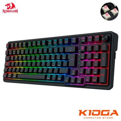 TECLADO REDRAGON EISA MAGNETIC HE BLACK 96% 8K HZ - ULTRA MAG SWITCH (MAGNETICO)