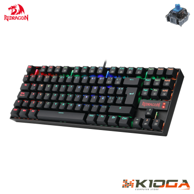 TECLADO REDRAGON KUMARA BLACK RGB - BLUE SWITCH