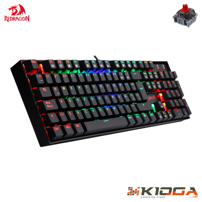 TECLADO REDRAGON MITRA RGB BLACK - RED SWITCH