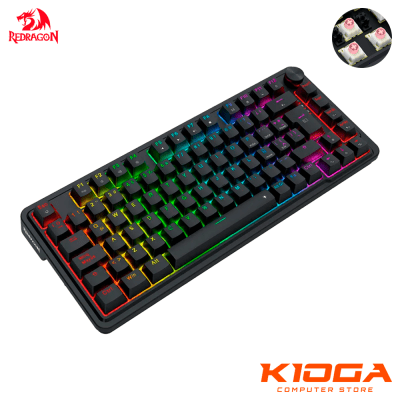 TECLADO REDRAGON UCAL MAGNETIC HE BLACK 75% 8K HZ -  ULTRA MAG SWITCH (MAGNETICO)