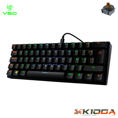 TECLADO VSG MINTAKA BLACK - BROWN SWITCH