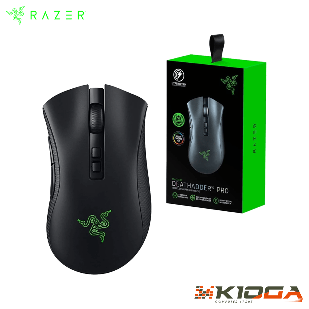 MOUSE RAZER DEATHADDER V2 PRO WIRELESS HYPERSPEED | KIOGA COMPUTER STORE