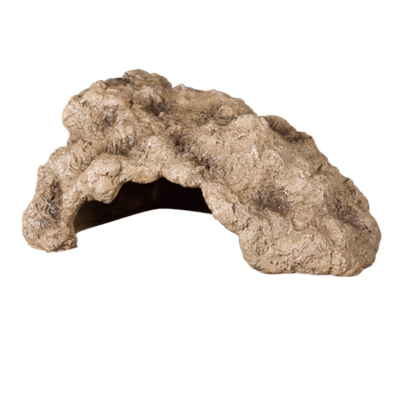 REPTIZOO, GUARIDA EN 90 GRADOS 14X10,5X8 CM  (TALLA S)