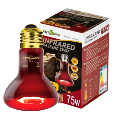 AMPOLLETA INFRAROJA 75W REPTIZOO, INFRARED BASKING SPOT