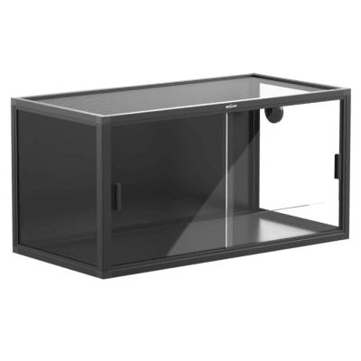 TERRARIO PC + PVC CON PUERTAS CORREDERAS DE CRISTAL (91,5CM X 46CM X 46CM LARGO, ANCHO Y ALTO)