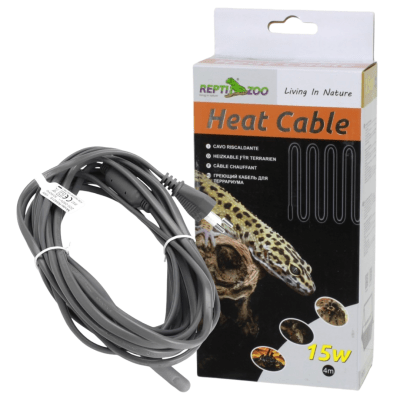 REPTIZOO, CABLE CALEFACTOR  15 W,  DE 4 METROS