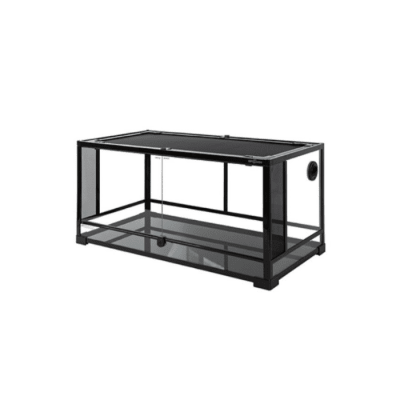 TERRARIOS DE VIDRIO PARA REPTILES (APILABLES)  90X45X45CM (LARGO, ANCHO Y ALTO)1