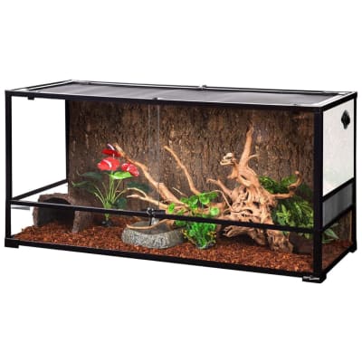 REPTIZOO, TERRARIOS DE VIDRIO PARA REPTILES (APILABLES) 120X45X60 CM