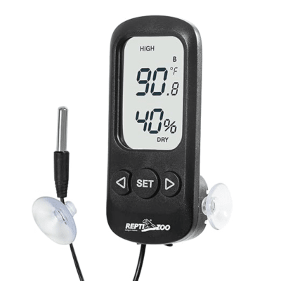REPTIZOO, TERMO-HIGROMETRO DIGITAL ALARMA1