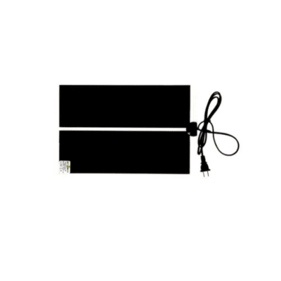 PLACA CALEFACTORA 53 X 28 CM, CON CABLE DE GOMA Y ENCHUFE DE PROTECCIÓN