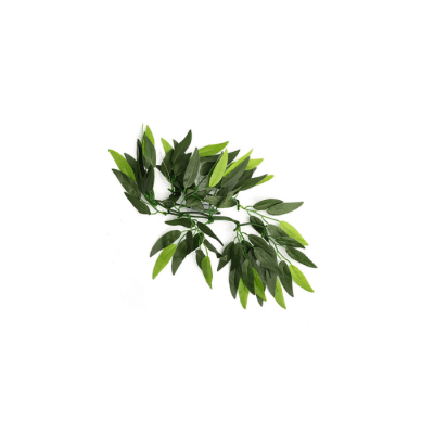 REPTIZOO, HOJAS DE BAMBU ARTIFICACIALES DE 50 CM