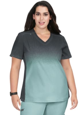 Cali 1031Pr Top - Charcoal Heather Sage1