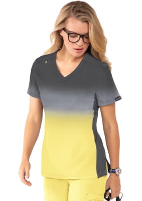 Cali 1031Pr Top - Heather Charcoal/ Sunshine1